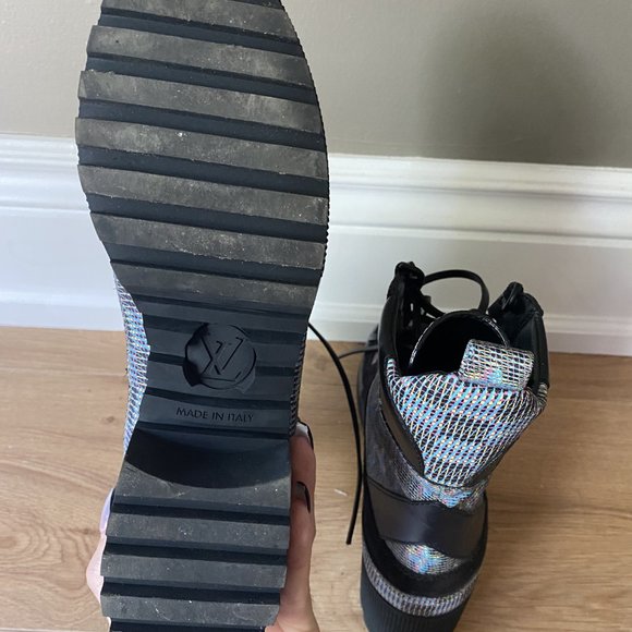 Louis Vuitton Laureate Platform Desert Boot Canvas Blue - Picture 4 of 5